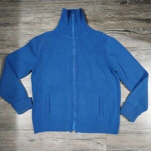 Pendleton Sweater Full Zip Womens Size  XL Blue Cardigan Jacket Sweater